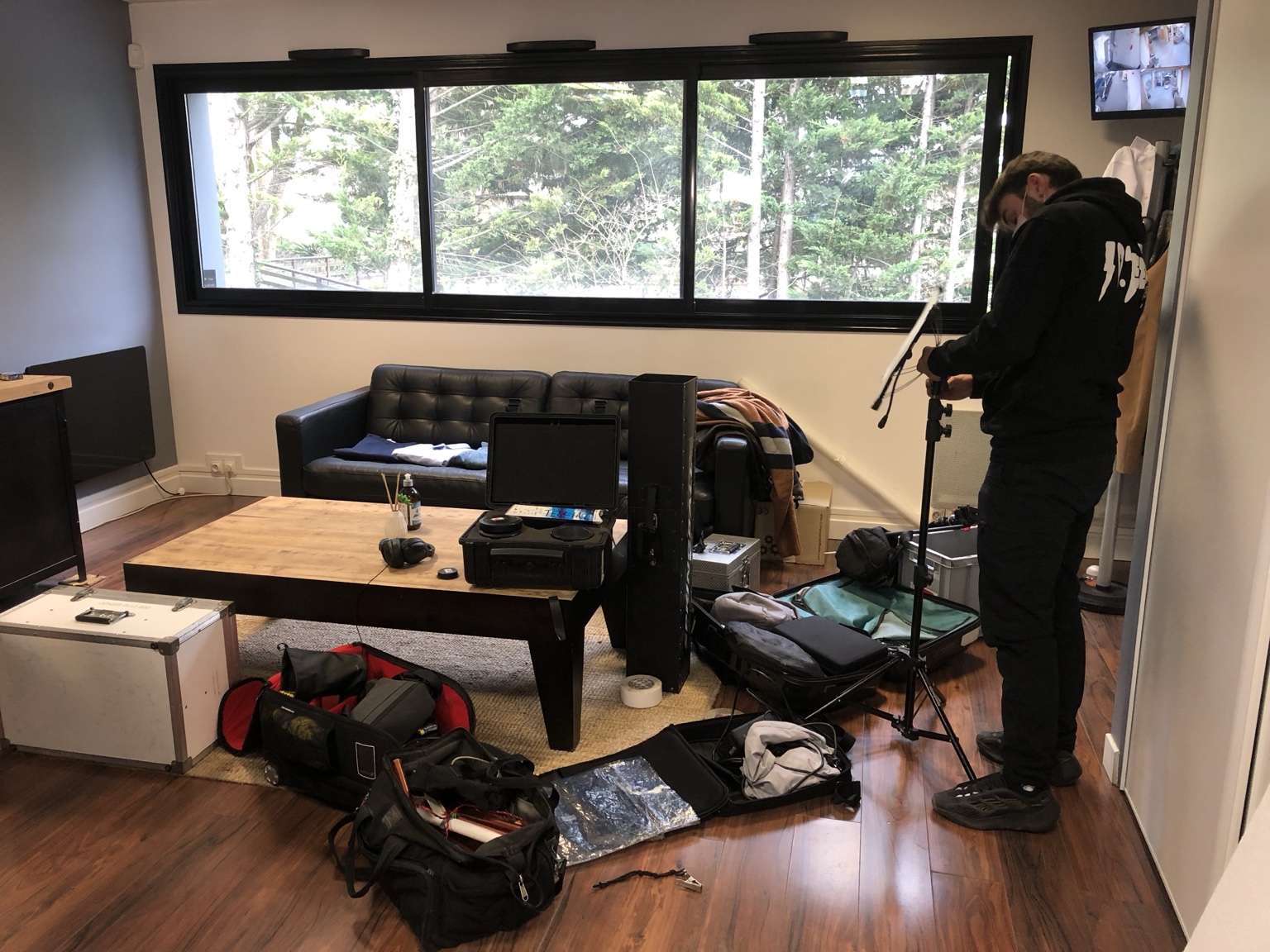 Installation du matériel audiovisuel